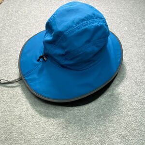 Outdoor Research Blue Waterproof Kids Sun Sombrero, Hat Wide Brim Hiking Camping